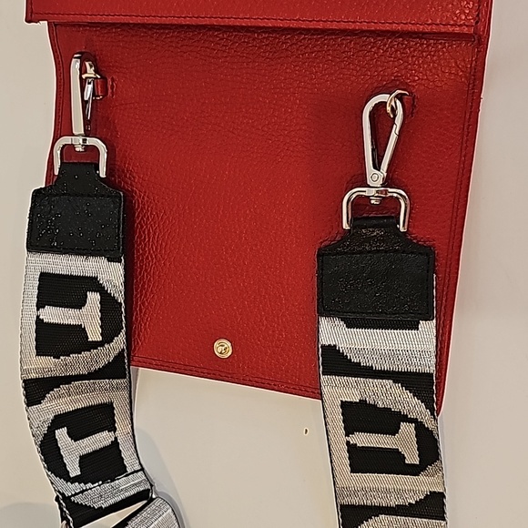 Jacquard Adjustable Shoulder Strap Bag Accessories Black Grey - Picture 7 of 8